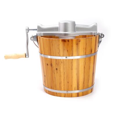 China Outdoor factory household wholesale cheap products two functional electric manual replaceable in one ice cream maker for sale