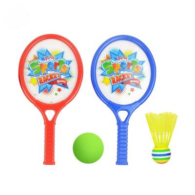 China Healthy Exercise Indoor Outdoor 2 in 1 Sport Play Set Set Tennis Kids Badminton Racket Toy 3293341 for sale