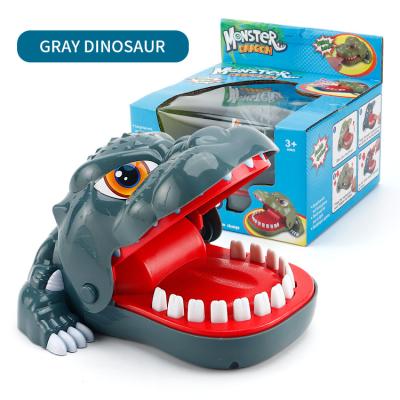 China Playing New Fashion Popular Funny Crocodile Dinosaurs Bite Game Lucky Fidget Prank Toy Finger Game Table for sale