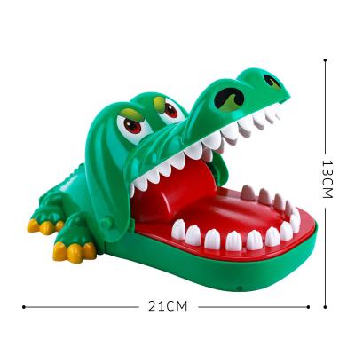 China Toy 21CM Big Crocodile Shark Tooth Extraction Interactive Desktop Game Parent-child Toy Finger Bite Wholesale Children's Interactive Desktop Game for sale