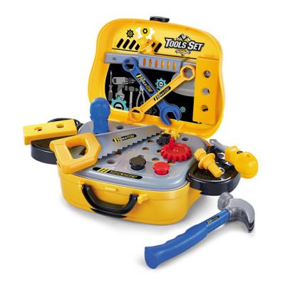 China Mechanical Workbench Maintenance TOY Children DIY Tool Package Box MODEL Tools Boy Playing Emulation Repair Table Screw Repair Plastic Toys for sale