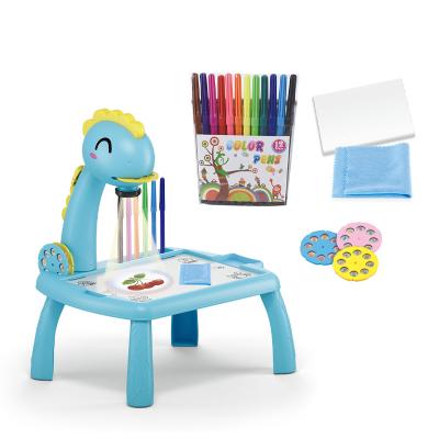 China Drawing table education light up kids led projector art drawing table education with music for sale