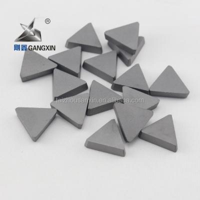 Κίνα YT15/YT5 carbide tips ISO certificate1/2,3/4 triangle P30 carbide tips sanxin προς πώληση