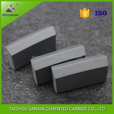 China gangxin blank cemented carbide inserts carbide inserts for rock drilling tools YG15 K034 tungsten carbide inserts sanxin for sale