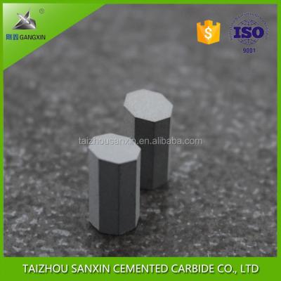 China YG11C Tungsten carbide octagonal inserts brazed in drill bits for coaling,milling/rocking tungsten carbide octagon inserts sanxin Te koop