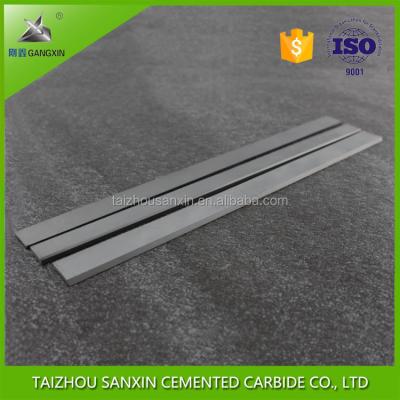 China HIP Sinter K10,K20,K40 grade tungsten carbide strip flat bar for metal cutting knife sanxin for sale