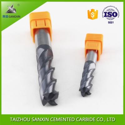 中国 fresh material Gangxin tungsten carbide milling cutter/ solid tungsten carbide end mills for cutting and processing aluminum sanxin 販売のため