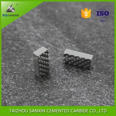 China carbide gripper &jaw insert for chuck jaws in mining and diamond drilling k30/yg8c tungsten carbide jaw inserts sanxin for sale