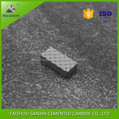 China Taizhou fast delivery ISO quality K30,K40 tungsten carbide gripper inserts for chuck jaws / jaw inserts sanxin for sale