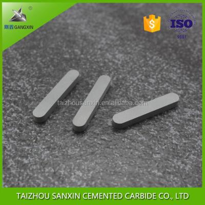 China taizhou sanxin K20/K40 cemented tungsten carbide strips arc-shaped strips blank strips sanxin for sale