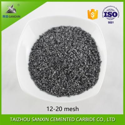 中国 YG8 5-80 mesh multi-facet crushed carbide grits/granule/particles for grinding drywall/tile/marble top tungsten carbide grits sanxin 販売のため