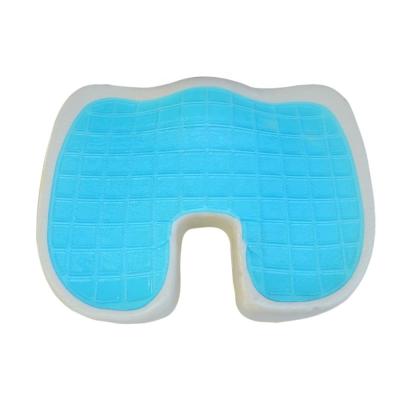 China Hot Selling Massage Orthopedic Coccyx Cushion Maintain Good Posture Memory Foam Wheelchair Cushion Gel Infused For Long Sitting for sale