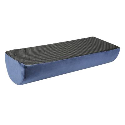 China Hot Sales Massage Half Moon Memory Foam Pillow For Footrest Under Knee Pillow for sale