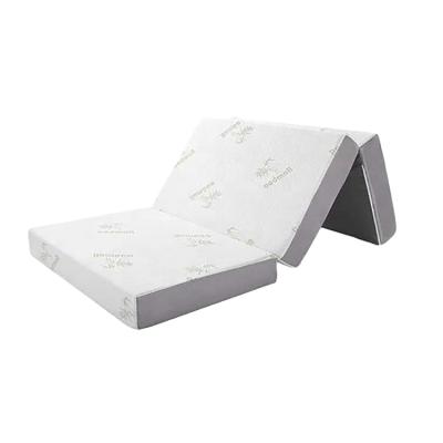 China Topper High Quality Professional Custom Foldable Memory Foam Mattress Trifolding Travel Foldable Mattress for sale