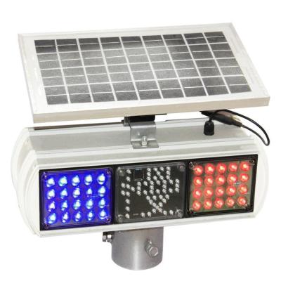 China Construction Sites Traffic Warning Light Warning Light Flasher Solar Blinker Flashing Light Led for sale