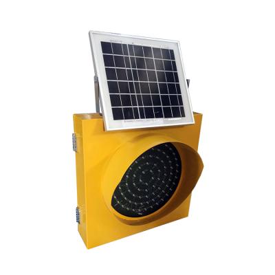 China Construction sites best price flash lamp solar outdoor strobe led traffic warning light for sale