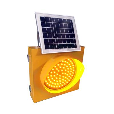 China Construction Sites Carton Solar Traffic Traffic Lights Warning Light Best Price Solar Flashing Flash Lamp for sale