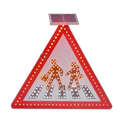 China Pavement Safty China Road Construction Warning Light Road Safety Traffic Sign Post Sign for sale