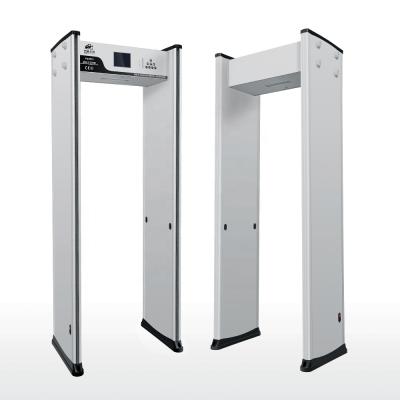 China Latest Design LCD Panel Qualified Door Frame Metal Detector Walk Through Door 2200mm(H)X800mm(W)X580mm(D) for sale