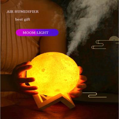 China Moon 880ml Air Humidifier Ultrasonic Essential Stylish Aroma Lamp Smart Appliances Air Humidifier Large Space for sale