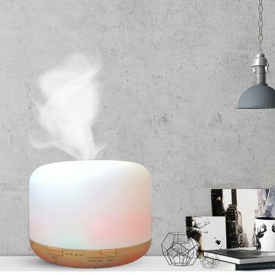 China Cheap Household Difusor Electrico Aroma Diffuser Fragrance Machine Diffuser Essential Oil Humidificador 500ml for sale