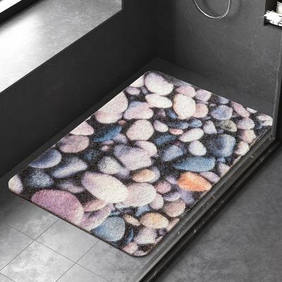 China CLASSIC Hot Selling Non Slip Bathroom Shower Mat Anti-fall Floor Mat Toilet PVC Easy Clean Shower Mat for sale