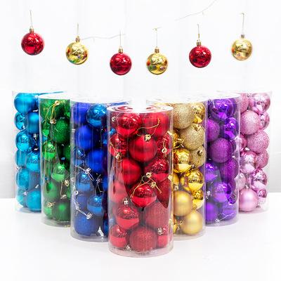 China Fashionable Christmas Ornaments Decorate Colorful Christmas Ball For Christmas Decorations Christmas for sale