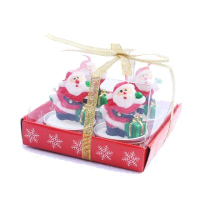 China New Home Decoration Christmas Candle Santa Claus /Snowman/Tree Decoration Candle Set for sale