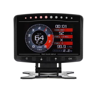 China 2021 HUD Multi-Language Super Auto Performance OBD2 Onboard Obd Smart Gauge Up Display Speed ​​Alarm X1 for sale