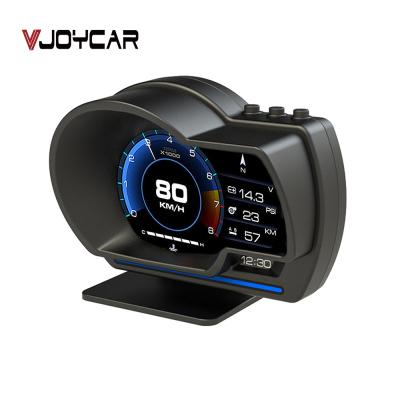 China VJOYCAR New 2020 New Arrivals China-chic LCD Tachometer V60 digital car head up display gps obd in one meter for sale