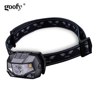 China Clumsy Infrared Sensor LED Headlight 900mAh USB Rechargeable Waterproof Camping Head Light Fishing Lamp Factory Supply Head Flashlight for sale