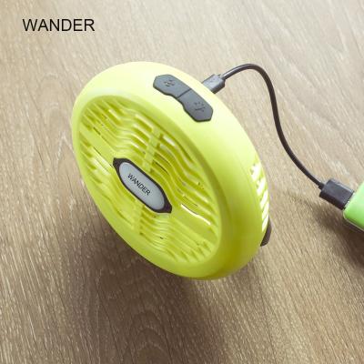 China ABS ERROR USB Rechargeable Fan Light for sale