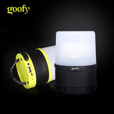 China Bluetooth USB Rechargeable Outdoor Portable Tent Lamp Power Bank Bluetooth Speakers LED Camping Lantern Wireless Light for sale