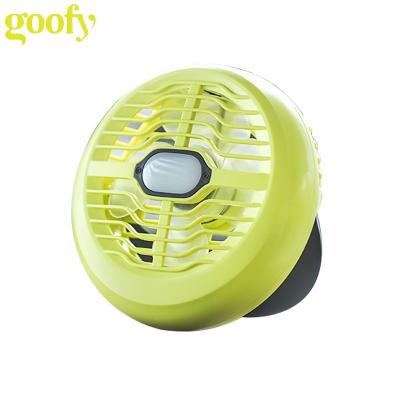 China Portable Cooling LED USB Rechargeable Air Fan Light for Reading Desk Outdoor Rising Emergencies for sale