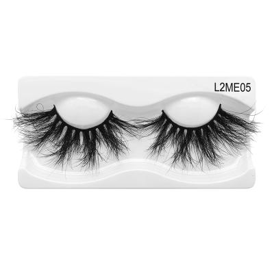 China 5 Pairs NEW Long Natural Natural Mink False Eyelashes Cotton Shank Handmade Eye Lashes Cross Dense Date Makeup Mink Fake Eyelashes for sale