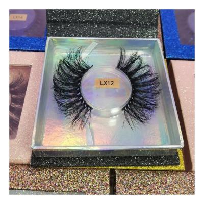 China Long Natural 25mm Eyelashes Free Sample Seller Customized Box One Fluffy Artificial Eyelash OEM 5d Mink Beautu Wholesale Eyelash Kirpik for sale