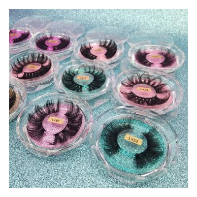 China New Design Long Natural Eyelashes Gift Lashes Box Private Label Case Custom Eyelash Boxes Packaging With Your Own Logo Pestanas Wimpern Cilio for sale