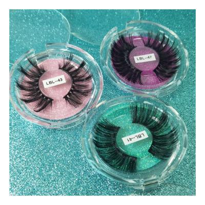 China KAVVAWU Mink Eyelash 25mm Lashes Natural Long Logo Packaging Other Eyelashes Packaging Custom Supplier Set Magnetic Faux Eyelash Extension for sale