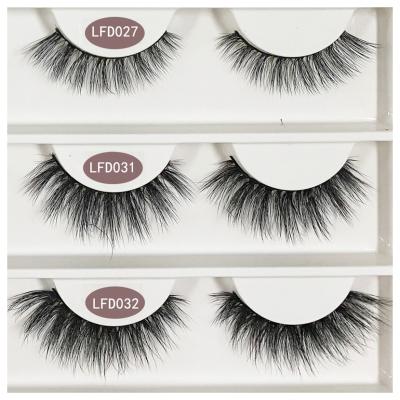 China Long 5/10 Pair Natural False Eyelashes Natural False Lashes Long Makeup 3d Mink Lashes Extension Eyelash Mink Lashes For Beauty for sale