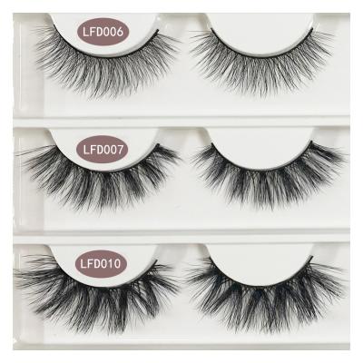 China Long False Natural Mink Lashes Extension Box Lift Kit Packing Set Supplier Eyelashes Matte Packaging Natural Cilios Tufo KAVVAWU de cil for sale