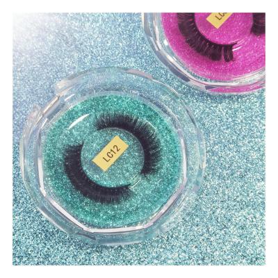 China Free Sample 3d Long Silk Eyelash Extension Soft Black OEM ODM Mink Eyelashes Lashes Wholesale High Quality Natural Russian Faux Fur Volume for sale