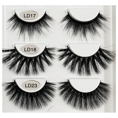 China Long Real Natural 3d Mink Eyelashes Vendors Eye Lashesh Set Full Strip Mink Lashes 5d 25mm Vendor Fluffy Cruelty Free Vegan for sale