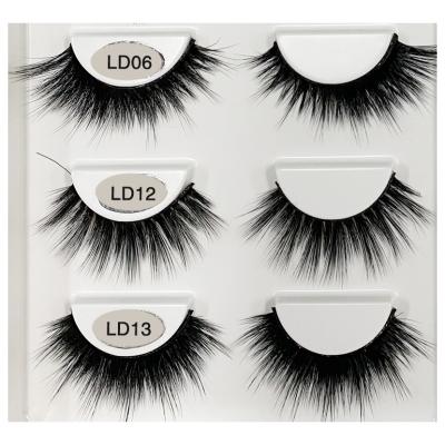 China HBZGTLAD Full 3d Box Lashes BEAUTU Long Strip Mink Natural Wholesale Custom Bottom Lashes Dramatic Mink Lashes 3d Sellers 25mm Mink Eyelash for sale