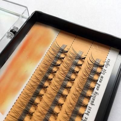 China Long Long Natural Individual Flare Flare Lashes Group False Eyelashes 60 Packs/Boxes for sale