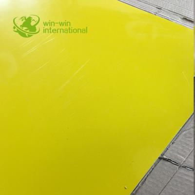 China Engraving For Signs And Lables Dark Green Frosted On Yellow ABS Double Color Sheet China Factory for sale