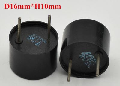 China 16MM Open Structure Long Range Ultrasonic Sensor Black Plastic Housing for sale