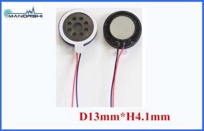 China 8 Ohm Mini Mylar Speaker 13mm 0.5W Wire 86dB Speaker for Mobilephone for sale