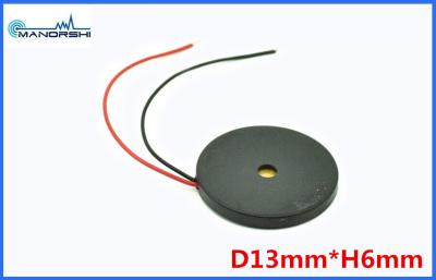 China Black Wire Alarm Small Piezo Buzzer 3 Volt Piezoelectric Transducer 4000Hz for sale