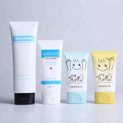 China New Arrival Small Cute Cosmetic Containers PE Recyclable Material Cosmetic Tube 100ml for sale