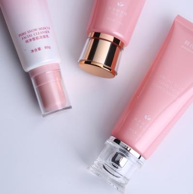 China Recyclable Material Plastic Cosmetic Tube Eco-Friendly Packaging Tube for sale